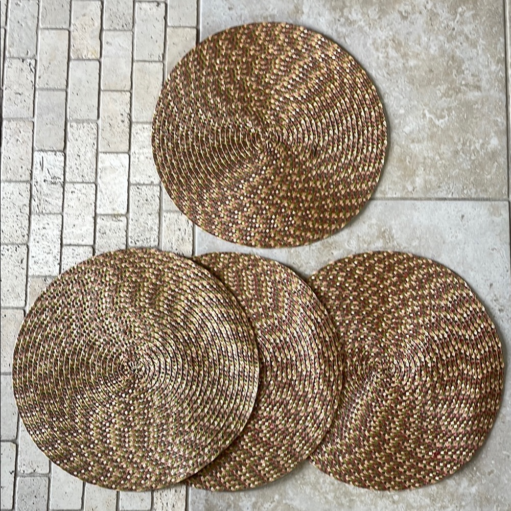 Set of Four Woven Placemats